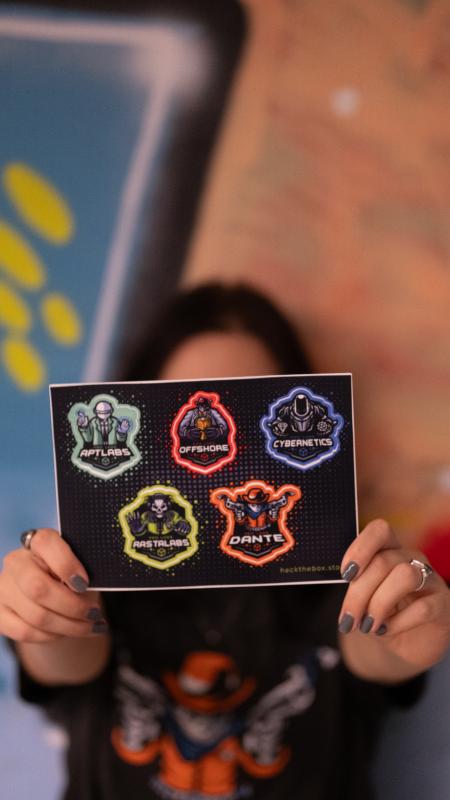 5 stickers sheet for hackers