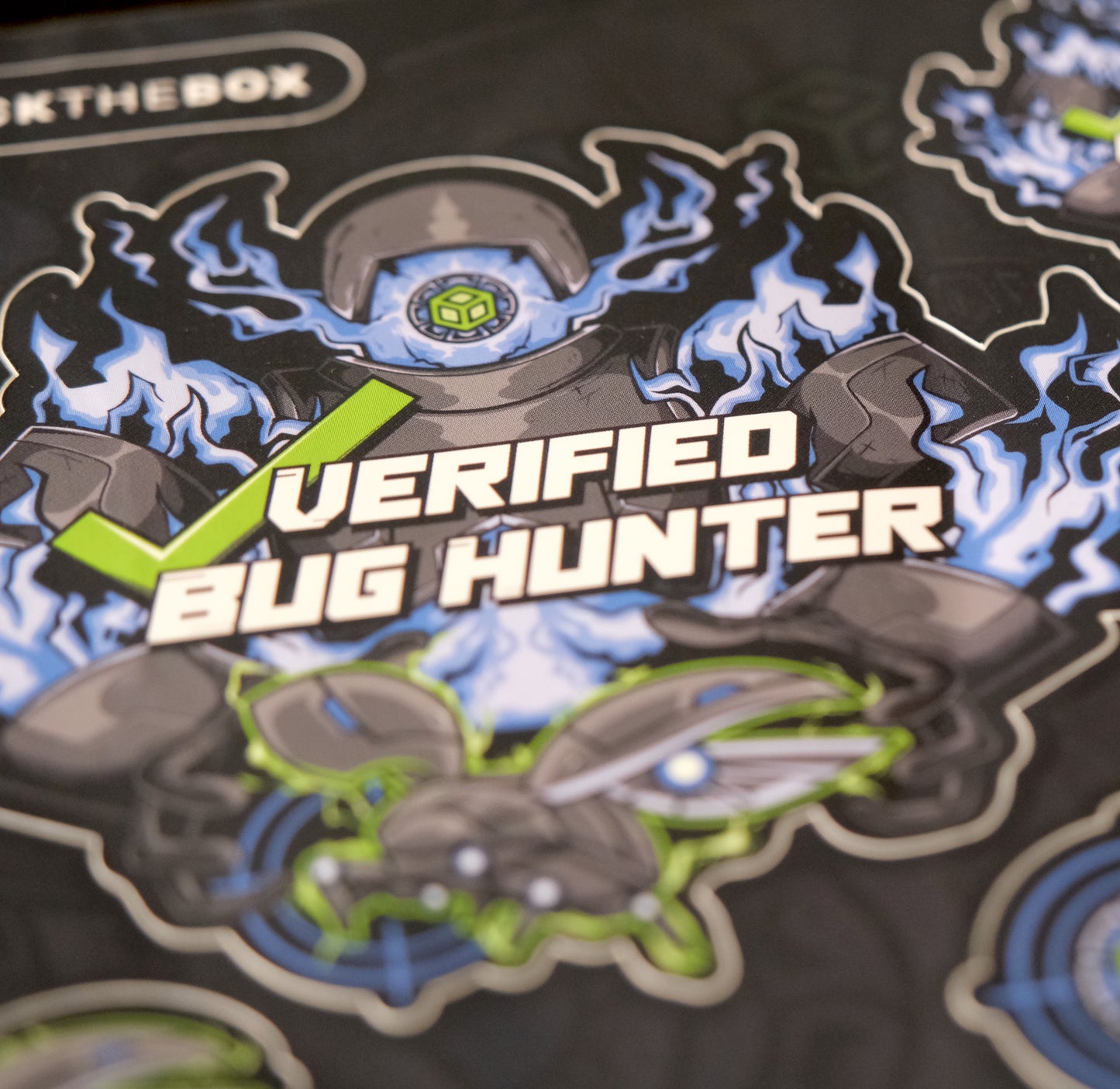 6x Hack The Box Bug Hunter Sticker Sheet