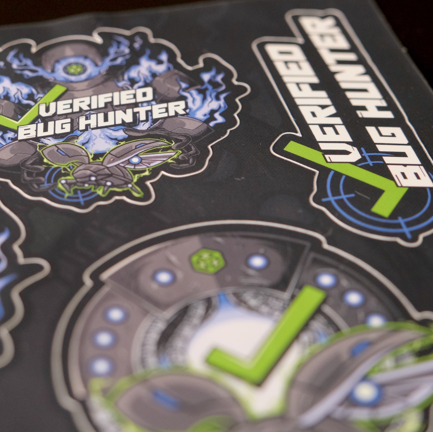 6x Hack The Box Bug Hunter Sticker Sheet