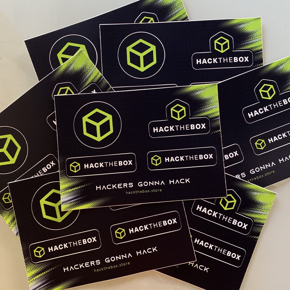 4x Hack The Box Sticker Sheet