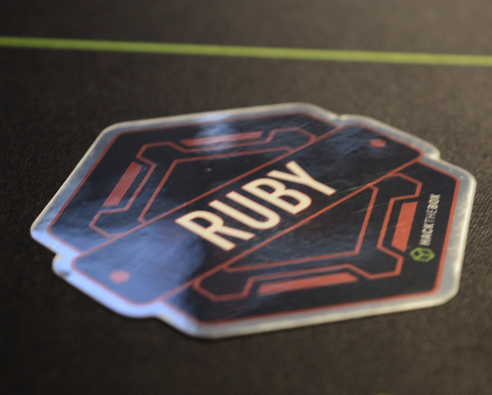 Season Sticker for Hackers - Ruby Ranking – Hack The Box
