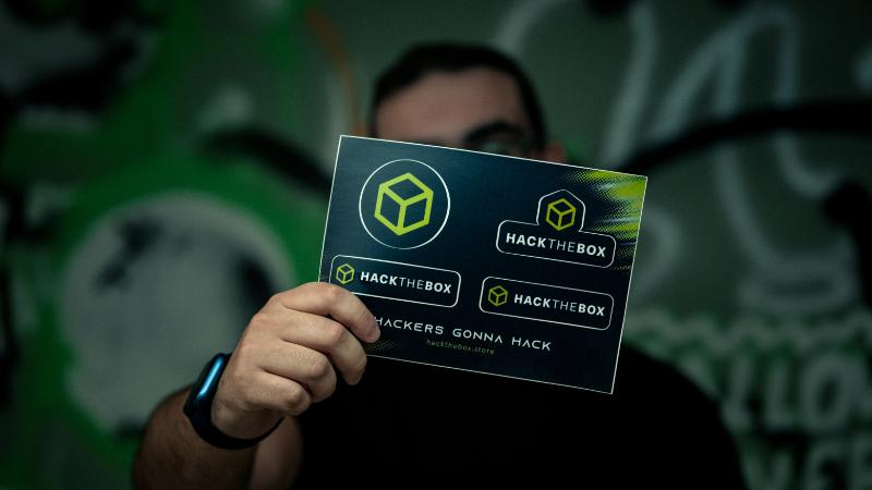 4x Hack The Box Sticker Sheet: Hacker stickers