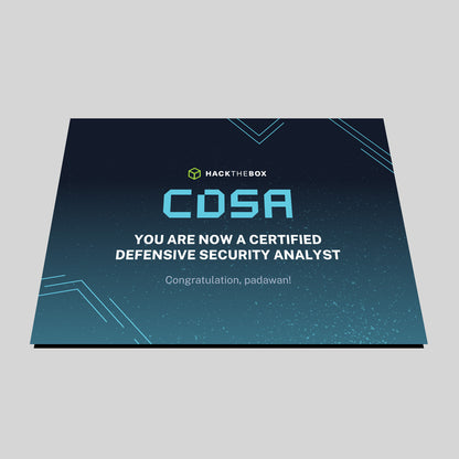Hack The Box CDSA Certification Package