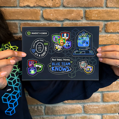 Hack The Box Blue Team Sticker Sheet