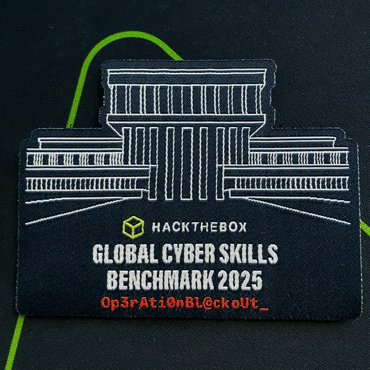 Global Cyber Skill Benchmark 2025 Embroidered Patch