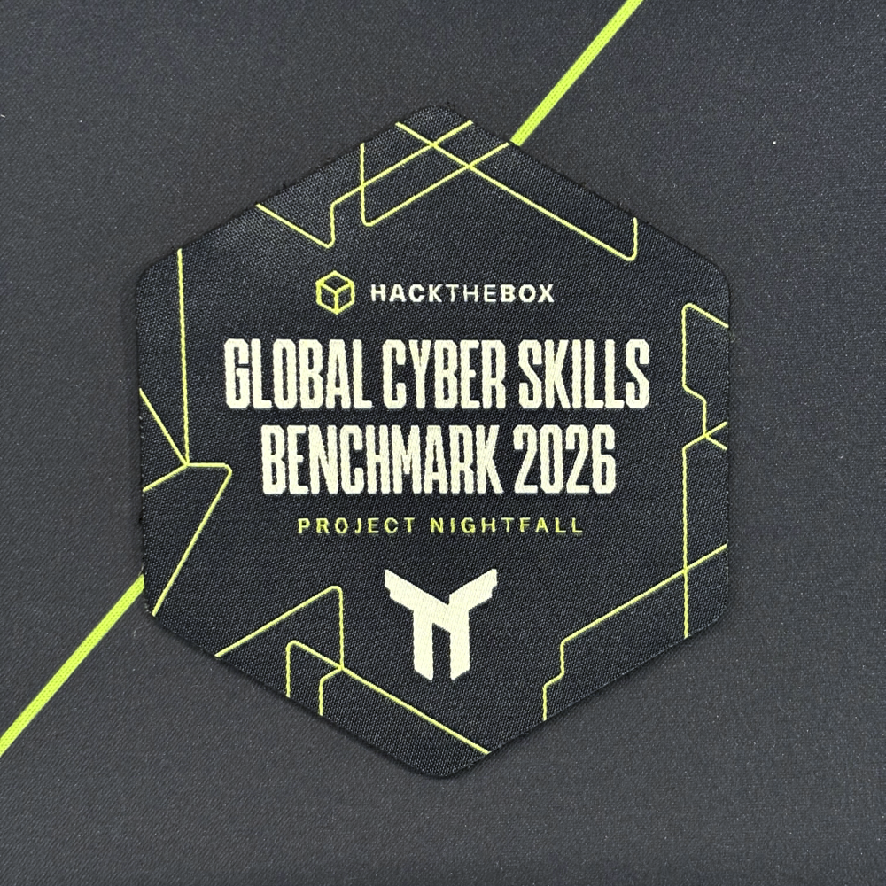 Global Cyber Skills Benchmark 2026 Embroidered Patch: Project Nightfall