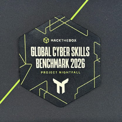 Global Cyber Skills Benchmark 2026 Embroidered Patch: Project Nightfall
