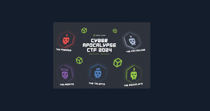 Cyber Apocalypse 2024 Sticker Sheet