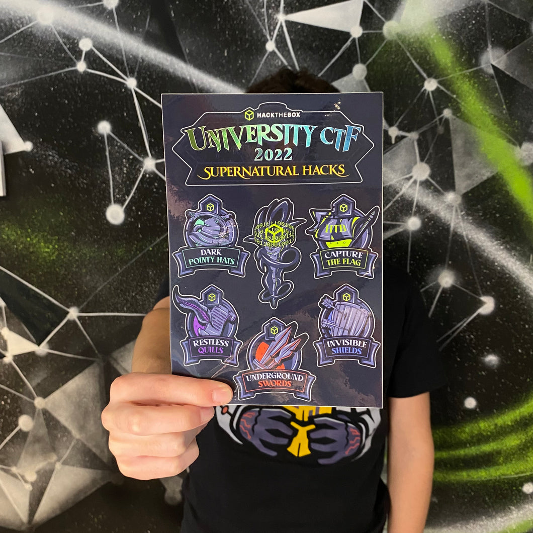 University CTF 2022 Sticker Sheet | Limited Edition