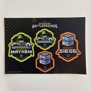 5x Hacking Battlegrounds Sticker Sheet